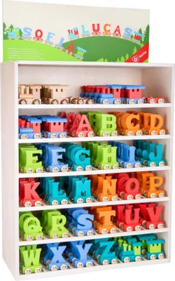 Immagine prodotto di Visualizzare il treno di lettere colorate