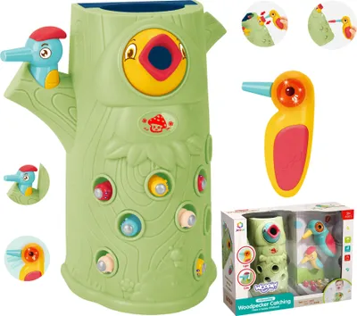 Zdjęcie produktu dla WOOPIE Gra Zręcznościowa Złap Robaka + 2 Dziecioły