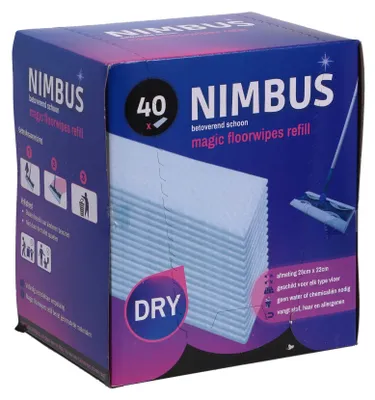 Immagine prodotto di Altre marche Nimbus Salviette magiche per pavimenti 40 pezzi