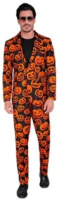 Obrázok produktu pre Sada pánskeho kostýmu Widmann, motív: tekvica, Halloween, veľkosť M