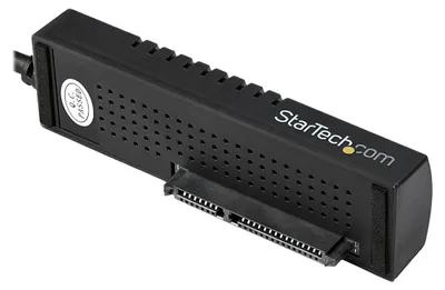 Produktbild von StarTech.com USB 3.1 (10 Gbit/s) Adapterkabel für 2,5" / 3,5" SATA Laufwerk - USB-C, Schwarz, Aktivität, Leistung, CE, FCC, REACH, ASMedia - ASM1351, 12 V, 0 - 60 °C