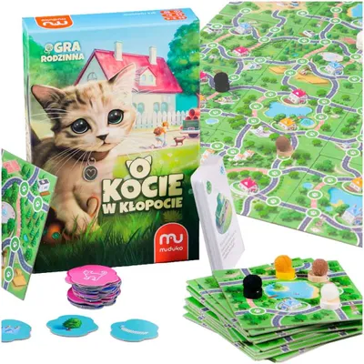 Zdjęcie produktu dla MUDUKO O kocie w tarapatach gra rodzinna 8+