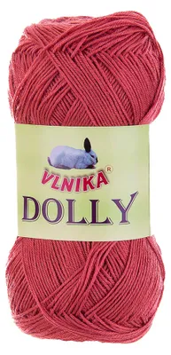 100g Strickgarn Dolly Uni Häkelgarn Handstrickgarn Wolle ziegelrot