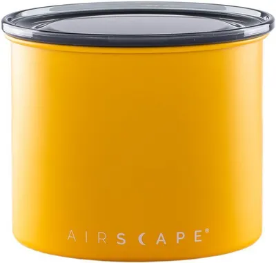 Produktbild von Airscape® Edelstahl-Aromabehälter klein, gelb matt