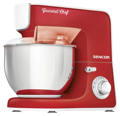 Planetenmixer 5,5 L, 230 V, Edelstahl, rot, 1 Stück