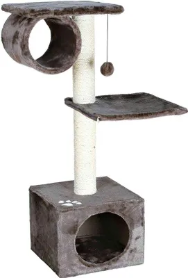 Produktbild von Famanu Katzenkratzbaum mit Spielhaus - große Kletterstruktur für Katzen