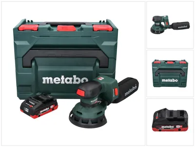 Obrázek produktu pro Metabo SXA 18 LTX 125 BL akumulátorová orbitální bruska 18 V 125 mm bez kartáčů + 1x akumulátor 4,0 Ah + metaBOX - bez nabíječky