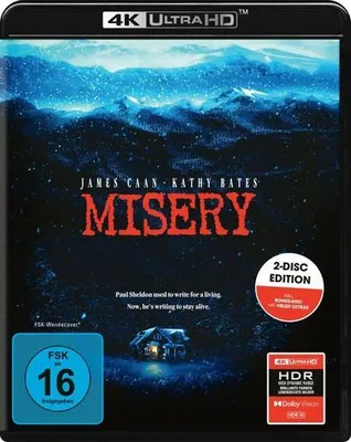 Produktbild von Misery,2 Blu-ray (2-Disc Edition - UHD-Blu-ray + Bonus-Blu-ray)