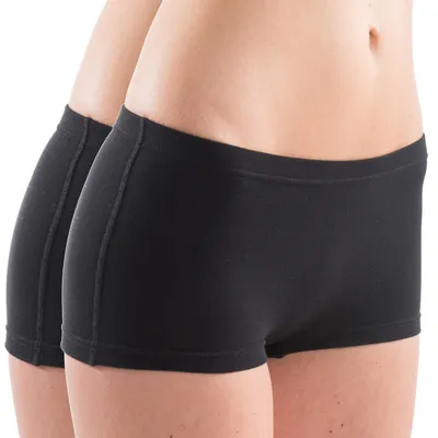 Produktbild von HERMKO 65700 2er Damen atlethic Panty als Funktionswäsche , Farbe:schwarz, Größe:44/46 (L)
