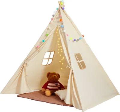 Immagine prodotto di Tenda da gioco per bambini per bambini di 15 anni - casetta da gioco per interni ed esterni - regalo ideale per ragazze e ragazzi