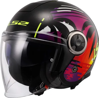 Immagine prodotto di Jet Helmet LS2 OF620 CLASSY Palm Shiny Black taglia S