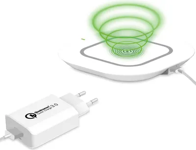 Produktbild von Celly WLKIT3IN1WH, Drinnen, USB, Kabelloses Aufladen, Weiß