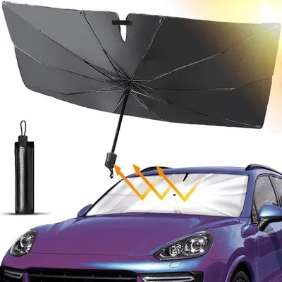 Produktbild von Famanu Autosonnenschutz für Windschutzscheibe - 140 x 80 cm