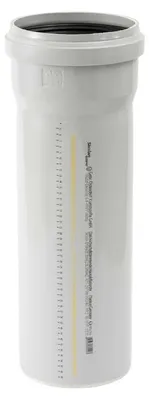 Produktbild von Osma Skolan Safe SKEM schallgedämmtes Abflussrohr DN 200 x 6,2 x 500 mm, hellgrau