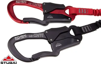 Obrázok produktu pre STUBAI via ferrata set Summit Light Xi1 - ľahký via ferrata set s karabínami, elastickými ramenami a tlmičmi - lezecké vybavenie