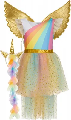 Immagine prodotto di Kruzzel 26676 Costume da unicorno di Carnevale 110 - 116 cm
