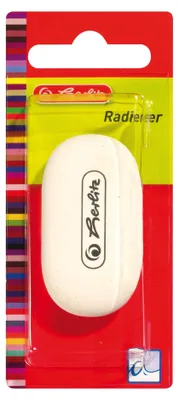 Obrázok produktu pre Herlitz 10314532, Guma, Biela, Blistr, 1 kusov