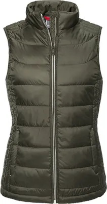 Produktbild von Russell - "Nano" Weste, Wattiert für Damen PC4113 (M) (Dunkel-Olive)