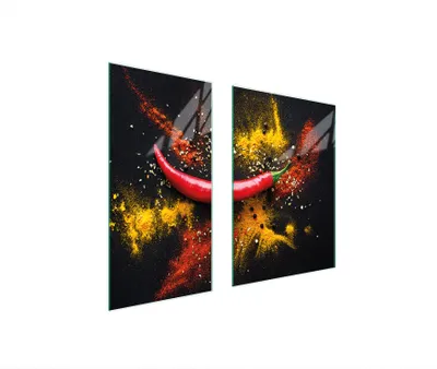 Produktbild von Glasschutzplatte 75x52 Chili