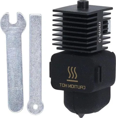 Produktbild von Verwarmungsblok 3D-Druckerzubehör, Entfernbare Hartstahl-Düse 0-2mm + 0-4mm, Silikonhülle, Für Mini-Drucker