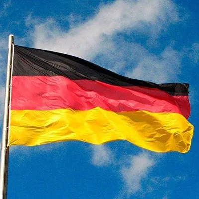Deutschland Fahne 150 x 90 cm, mit Metallösen, Schwarz-Rot-Gold