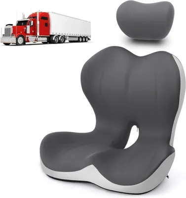 Productafbeelding van Ergonomisch zitkussen met lendensteun, geschikt voor auto en kantoor