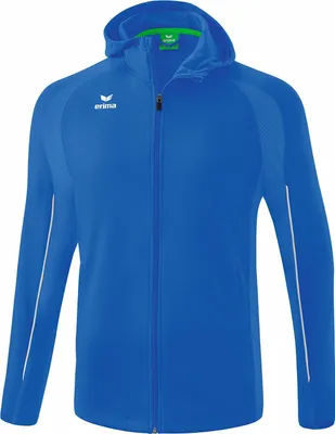 Produktbild von Erima Liga Star Trainingsjacke mit Kapuze New Royal/Weiß Junior