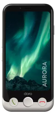 Produktbild von Doro Aurora A10, 11,4 cm (4.5"), 4 GB, 64 GB, 13 MP, Android 14, Schwarz, Weiß