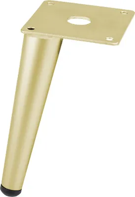 Produktbild von Möbelbein FS021 150 mm gebürstetes Gold