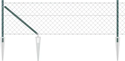 Immagine prodotto di vidaXL Recinzione in filo saldato con punte 25 x 0,8 m (L x A)