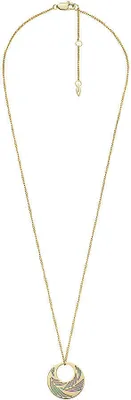 Produktbild von Halsketten   Mit Anhӓnger Fossil Gold Von 50 cm bis 70 cm  Kollektion Sutton - frau