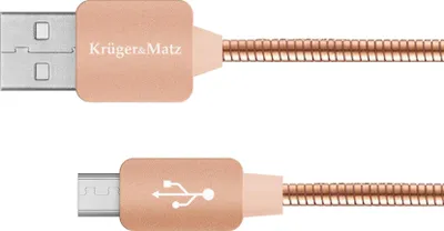 Productafbeelding van USB - Micro USB-kabel, 1 meter, Kruger&Matz KM0360