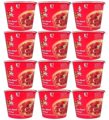 Produktbild von Kailo Instant Nudelsuppe Spicy Beef Flavor 12x120g