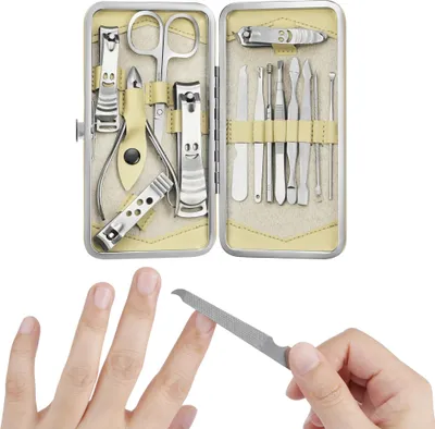 Zdjęcie produktu dla Zestaw cążków do manicure_beżowy