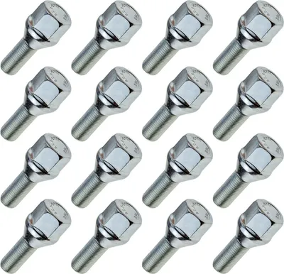 Zdjęcie produktu dla 16x śruba koła, M12x1.25, długość gwintu: 26 mm, kołnierz stożkowy, SW19