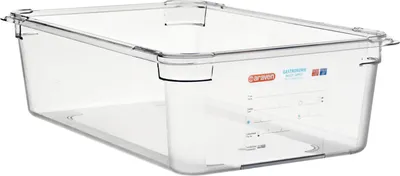 Produktbild von ARAVEN GN-Behälter 1/1, Polycarbonat, Tiefe: 150 mm, Inhalt: 19,6 L