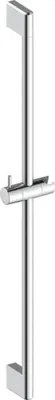Doucheglijstang 700 mm, Messing, Chroom, Wandmontage
