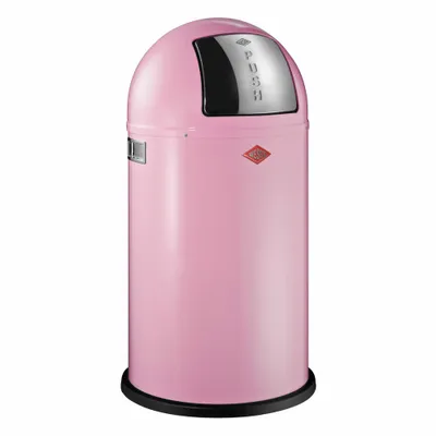 Produktbild von Wesco 175 831 Pushboy Abfallsammler 50 Liter Pink, 40 x 76.5 x 40 cm