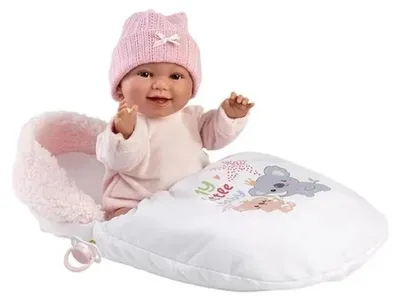 Obrázok produktu pre Bábika Chloe, ktorá sa smeje, v spacáku, 38 cm - Llorens
