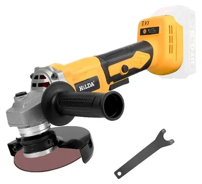 Produktbild von Winkelschleifer, bürstenloser Motor, Hochgeschwindigkeitsleistung, Gelb Keine Batterie