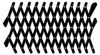 Produktbild von Hundeschutzgitter für Autofenster 17,7 x 24 cm, ausziehbares Lüftungsgitter für Haustiere, schwarzes Fenstergitter für Autos