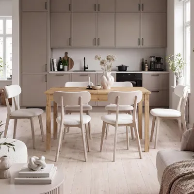 Produktbild von Ausziehbarer Esstisch SLIM 120/160 cm Artisan-Eiche