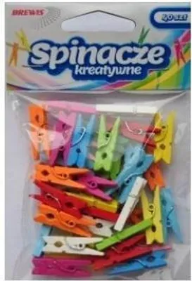 Produktbild von Bunte Wäscheklammern 4,5 cm 20 St. (Schul- und Schrein, Kreativbedarf)