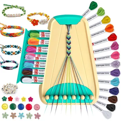 Image de Solidchoice - Kit de fabrication de bracelets d'amitié pour enfants