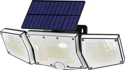 Produktbild von 199LED Solar Fernbedienung Sensor Wand Licht Im Freien Wasserdichte Split Test Installation Beleuchtung Hause Garten Lichter
