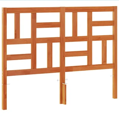 Produktbild von vidaXL Kopfteil Wachsbraun 135 cm Massivholz Kiefer