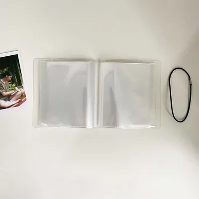 Produktbild von INF Vertikales Fotoalbum - Transparentes PVC-Erinnerungsbuch 4 Zoll