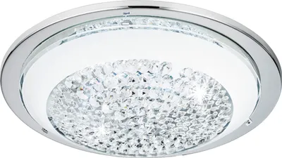 Produktbild von Eglo 95639 Acolla LED Wand-Deckenleuchte 8,2W Ø29cm Glas-Kristallen