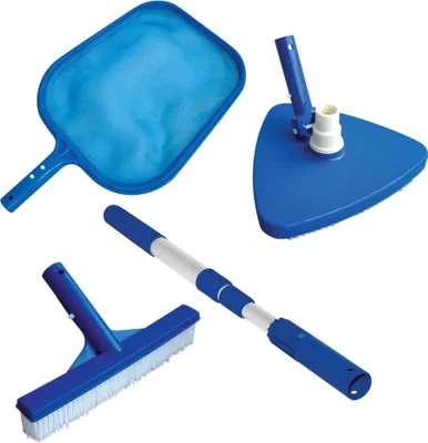 Produktbild von Kokido 4-teiliges Poolpflege-Set mit Griff
