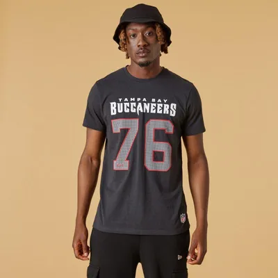 Image de T-Shirt NFL Tampa Bay Buccaneers New Era Team logo gris pour homme